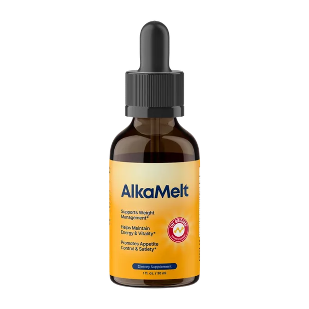 AlkaMelt weight management drops, 1 fl oz / 30mL dropper bottle